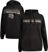 FISLL Men's FISLL Black Tennessee State Tigers Puff Print Sliced Pullover Hoodie