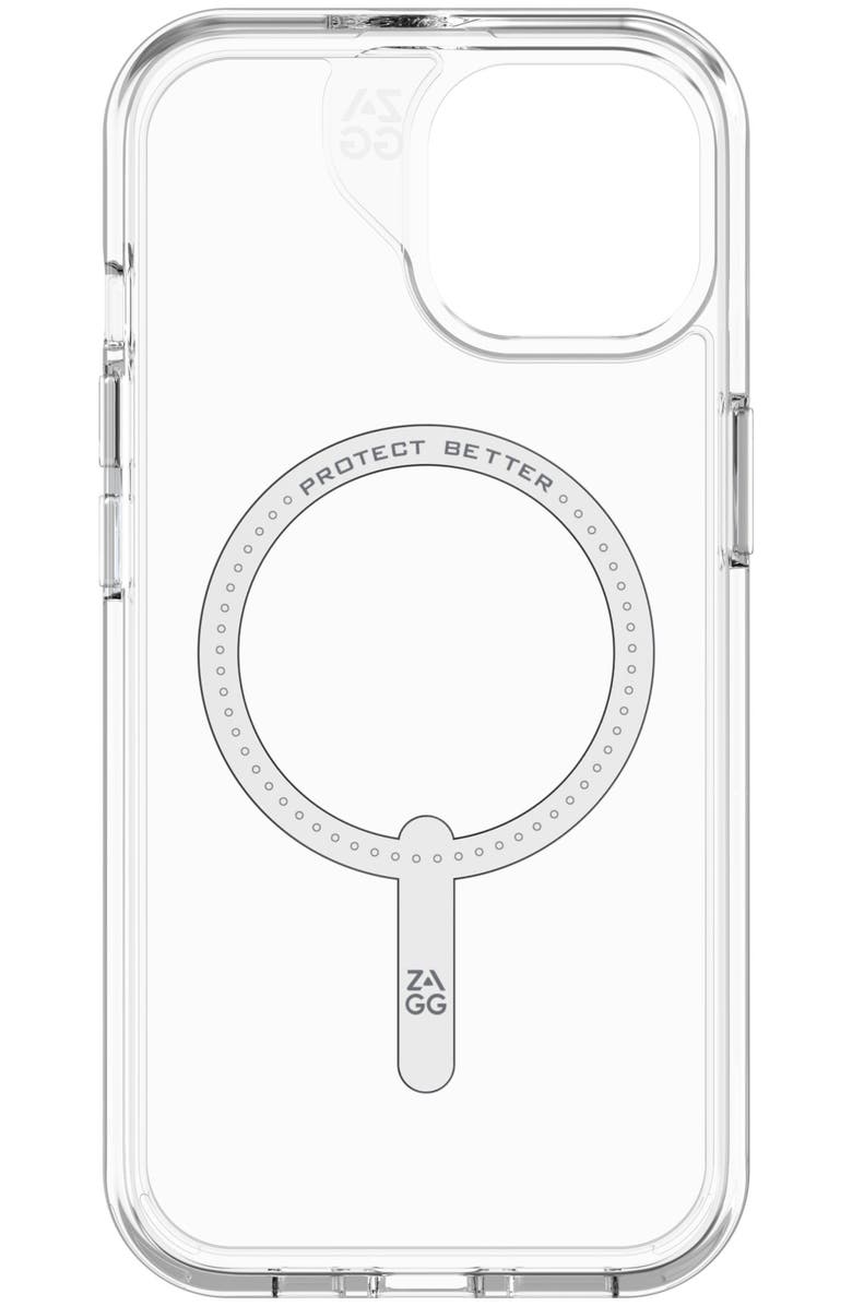 ZAGG Crystal Palace Snap Case for Apple iPhone 15 / iPhone 14 / iPhone 13, Alternate, color, Clear