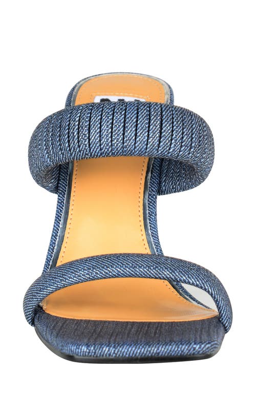 Ninety Union Raddle Square Toe Sandal In Blue