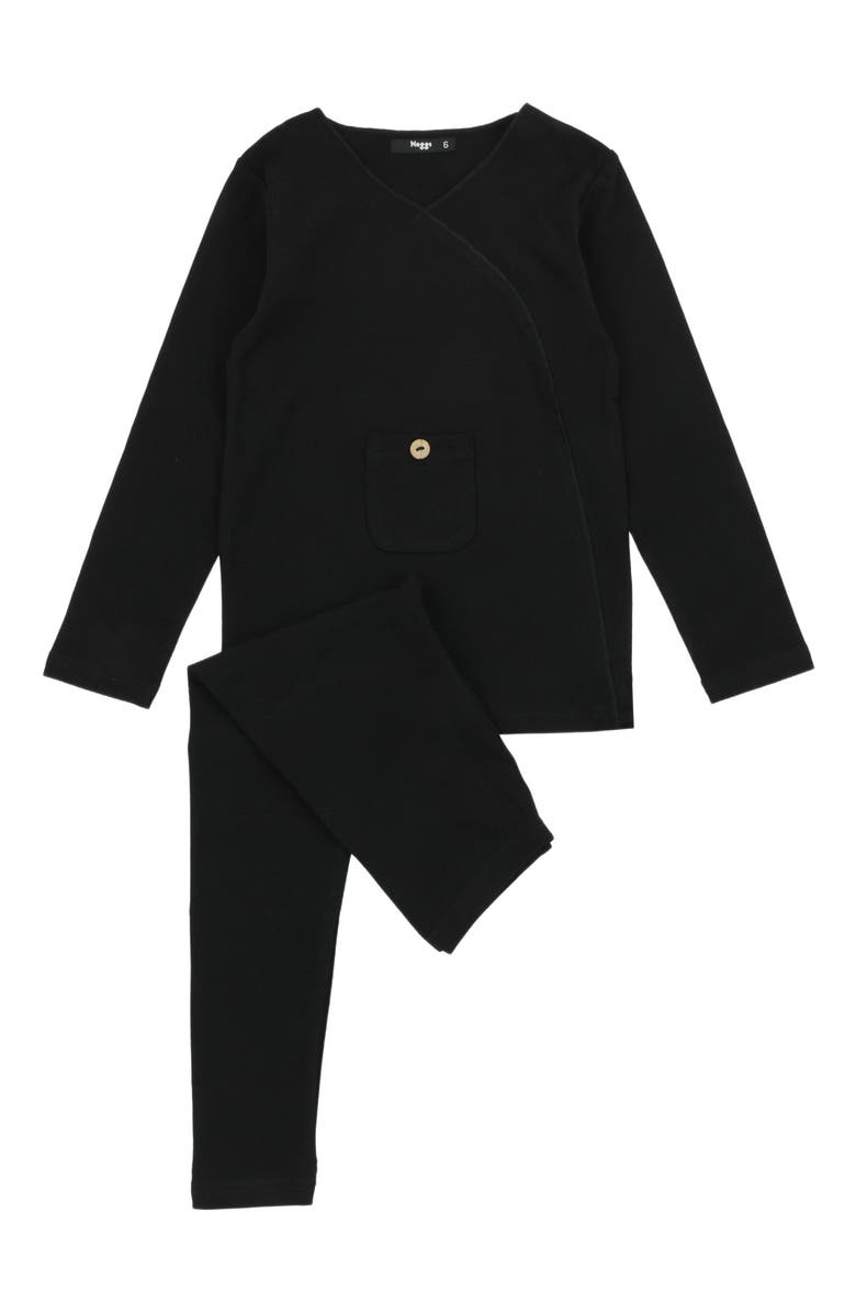 NoggiWear Wrap with Pocket Loungewear Set, Alternate, color, 