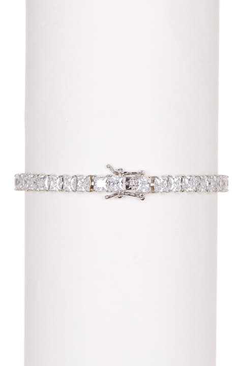 Princess CZ Tennis Bracelet