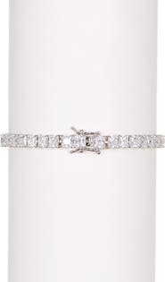 CZ by Kenneth Jay Lane Princess CZ Tennis Bracelet