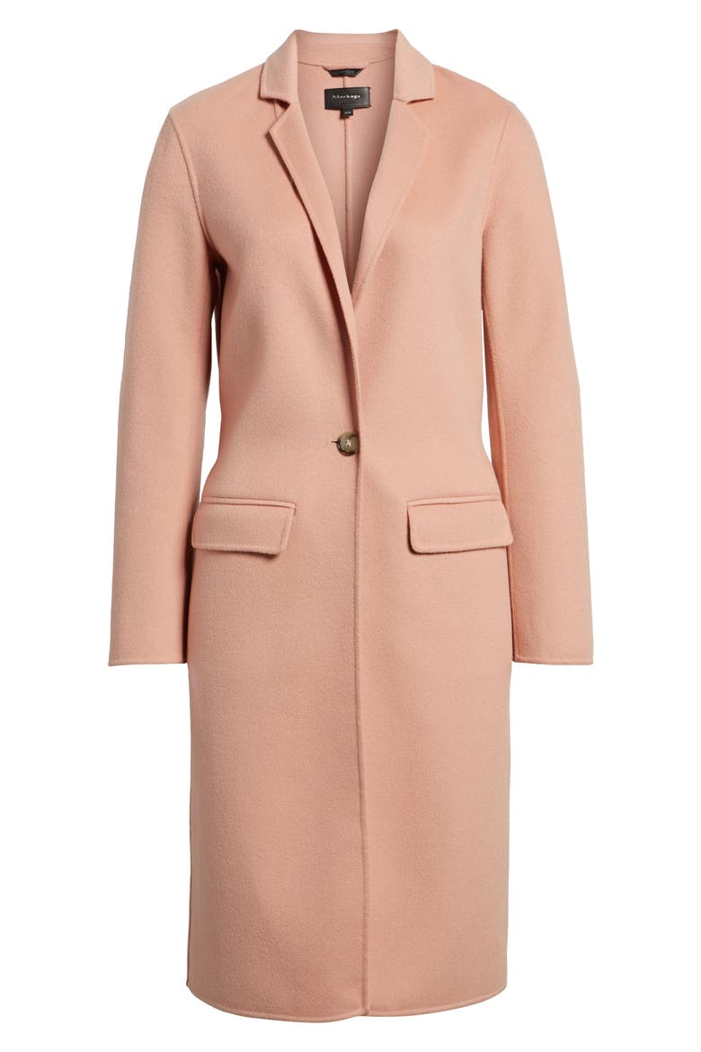 Double-Face Wool Jacket, Alternate, color, PEACH