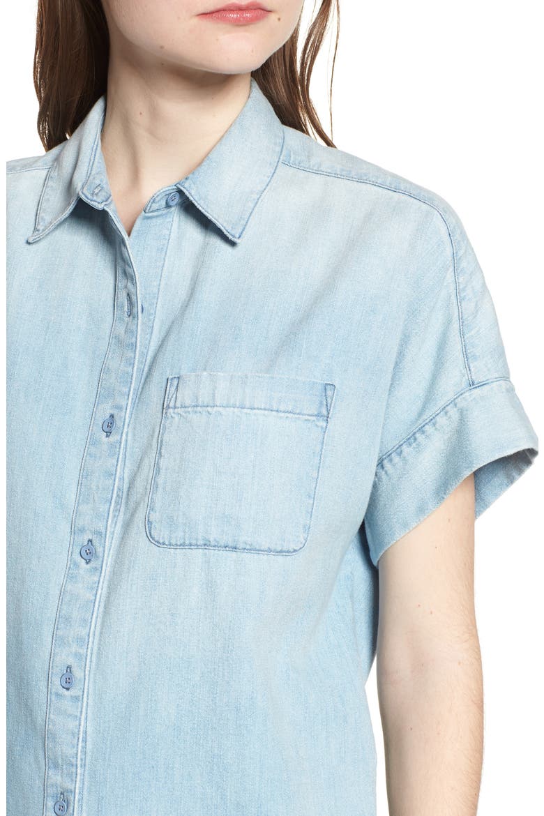 Hadley Denim Shirt, Alternate, color, MARQUIS