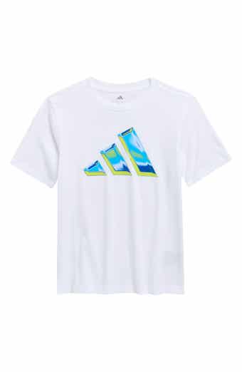 adidas Kids' Heat Map Logo Cotton Graphic T-Shirt