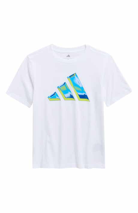 adidas Kids' Heat Map Logo Cotton Graphic T-Shirt