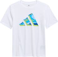 adidas Kids' Heat Map Logo Cotton Graphic T-Shirt