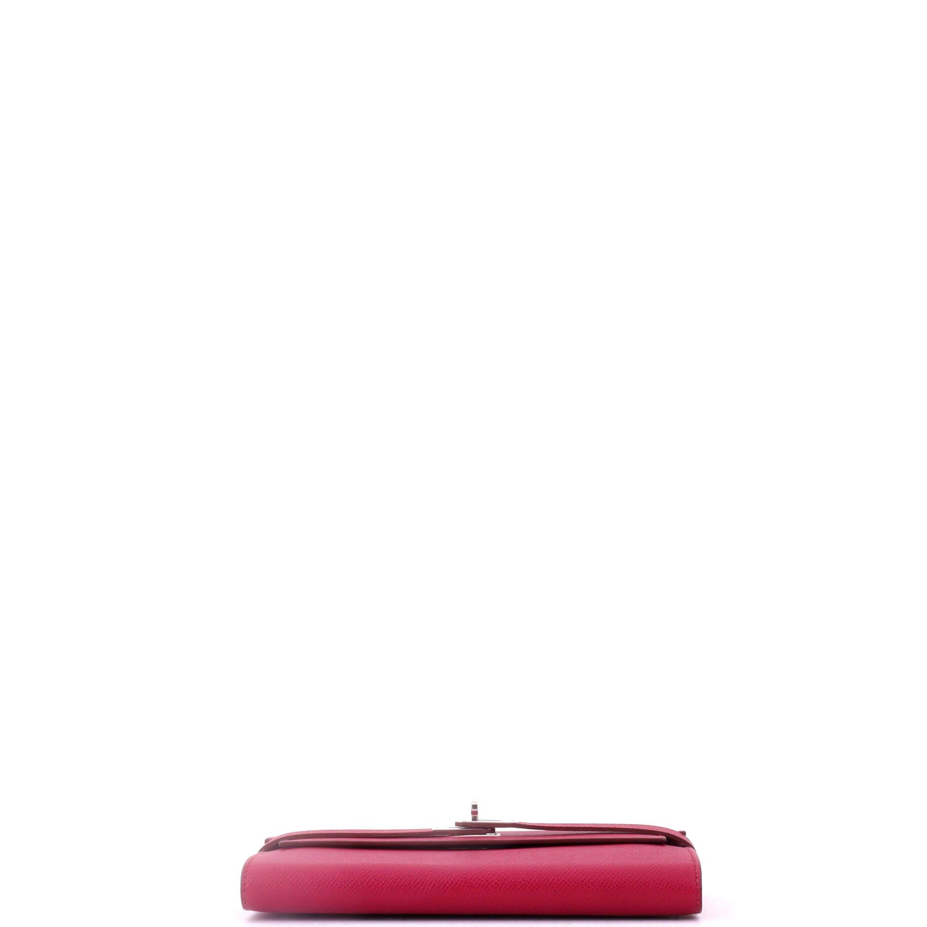Kelly Wallet Epsom Long, Alternate, color, Red