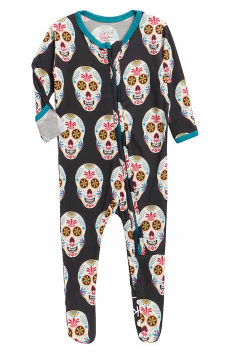 Print Zip Footie