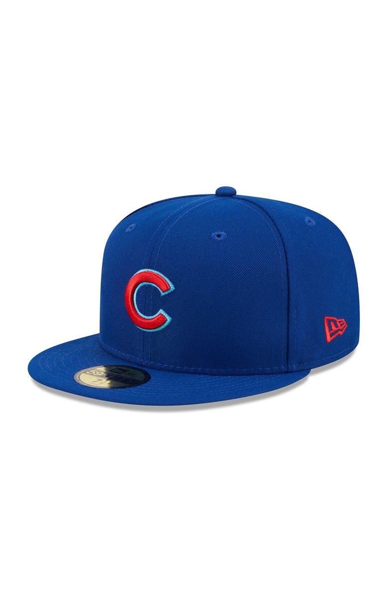 New Era Men's New Era  Royal Chicago Cubs 2023 MLB Father's Day On-Field 59FIFTY Fitted Hat, Alternate, color, Royal