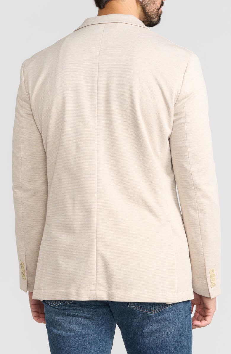 SAVILE ROW CO Tan Textured Neat Knit Sport Coat, Alternate, color, Tan