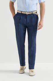 Brunello Cucinelli Délavé linen trousers