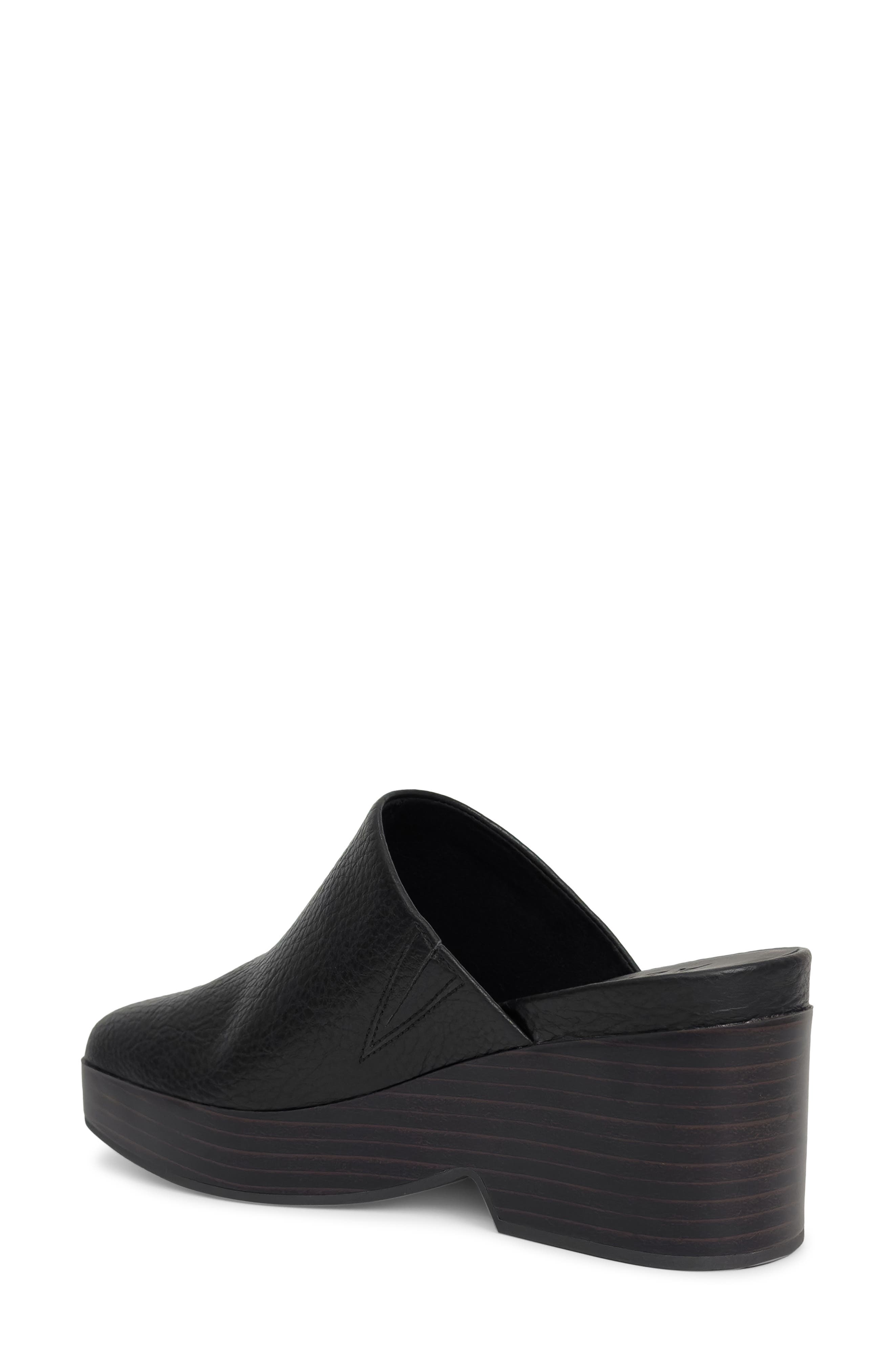 Aerosoles Chata Platform Mule, Alternate, color, Black Faux Leather