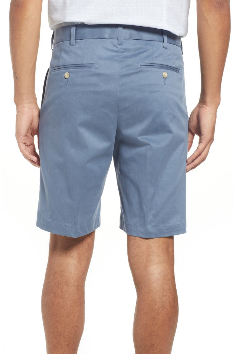 Men's Classic Flat Front Chino Shorts, Alternate, color, SLATE