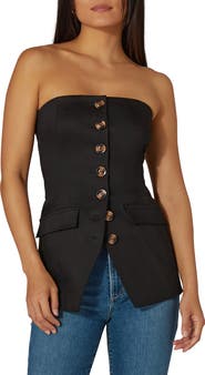 Favorite Daughter The Phoebe Strapless Bustier Top