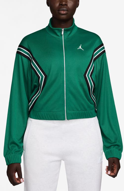 Jordan Brooklyn Track Jacket In Green