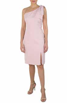 Julia Jordan One-Shoulder Sheath Dress
