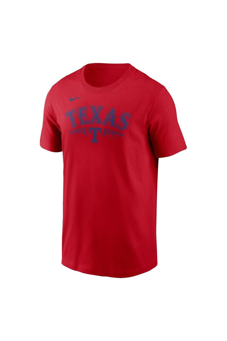 Men's Nike Red Texas Rangers Local Team T-Shirt, Alternate, color, Red