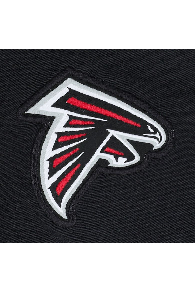 Men's Nike Black Atlanta Falcons Sideline Coaches Chevron Lockup Pullover Top, Alternate, color, Black