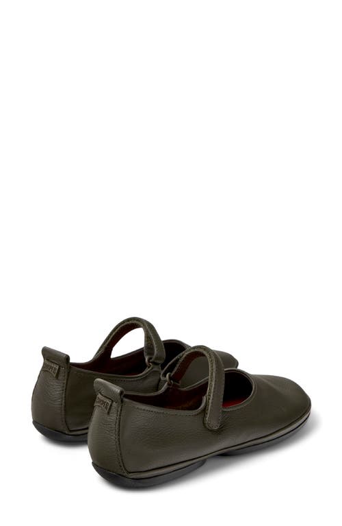 Camper Leather Ballet Flats In Black