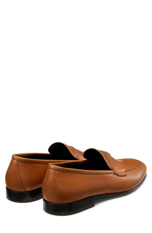 Stuart Weitzman Banks Penny Loafer In Brown
