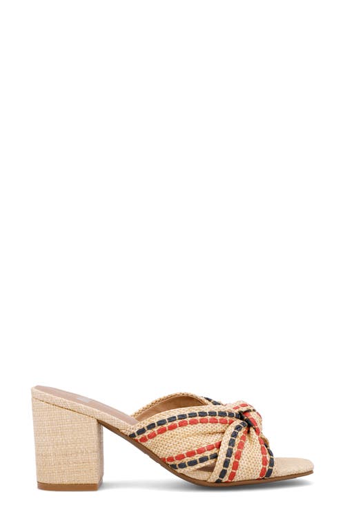 Shop Mia Hania Block Heel Sandal In Natural