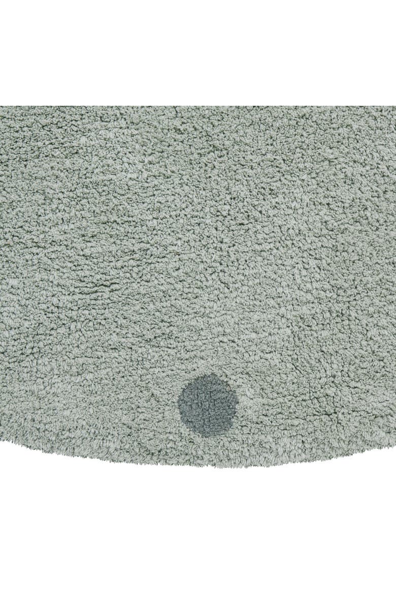 Lorena Canals Washable Rug Round Dot, Alternate, color, Blue Sage, Vintage Blue
