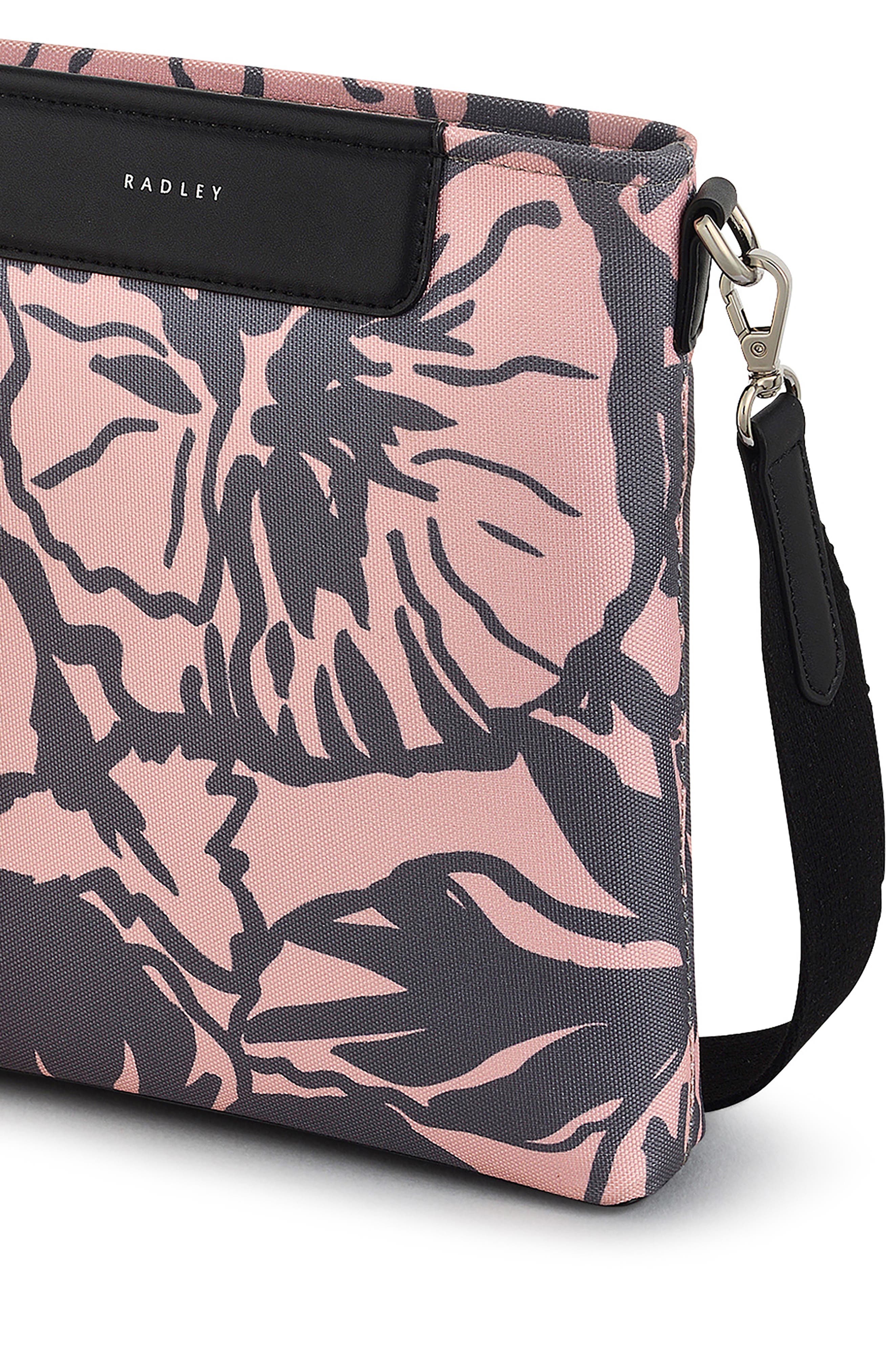 Radley Southwell Gardens Floral Small Crossbody Bag, Alternate, color, Black