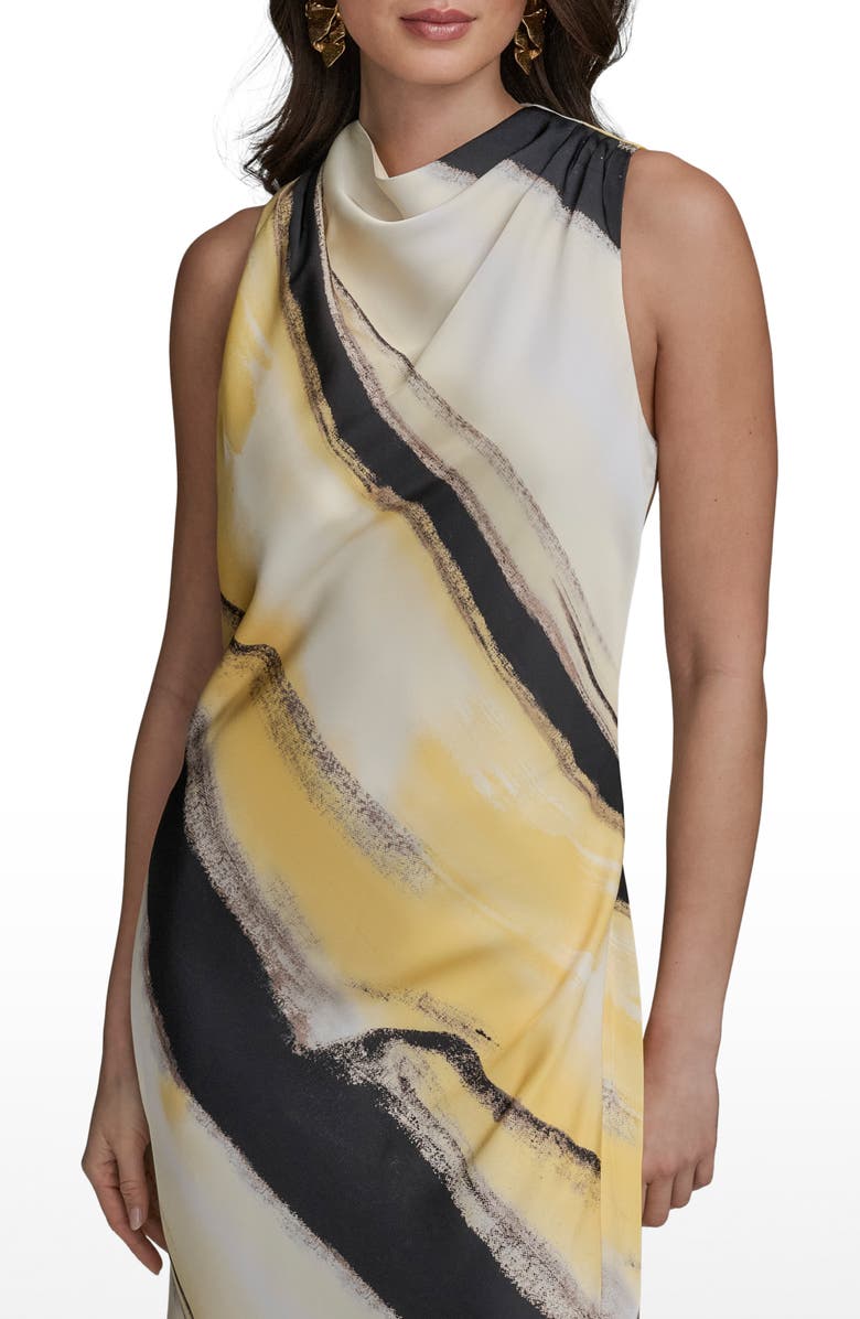 Donna Karan New York Print Sleeveless Maxi Dress, Alternate, color, 