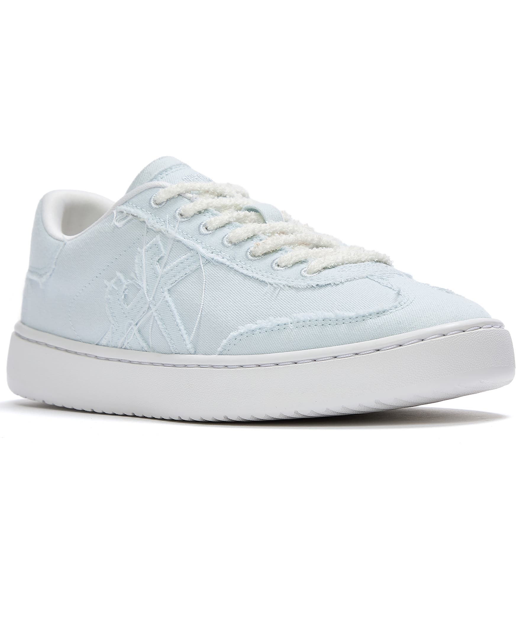 The Dash FF Frayed Denim T-Toe Sneakers, Main, color, Ice Blue