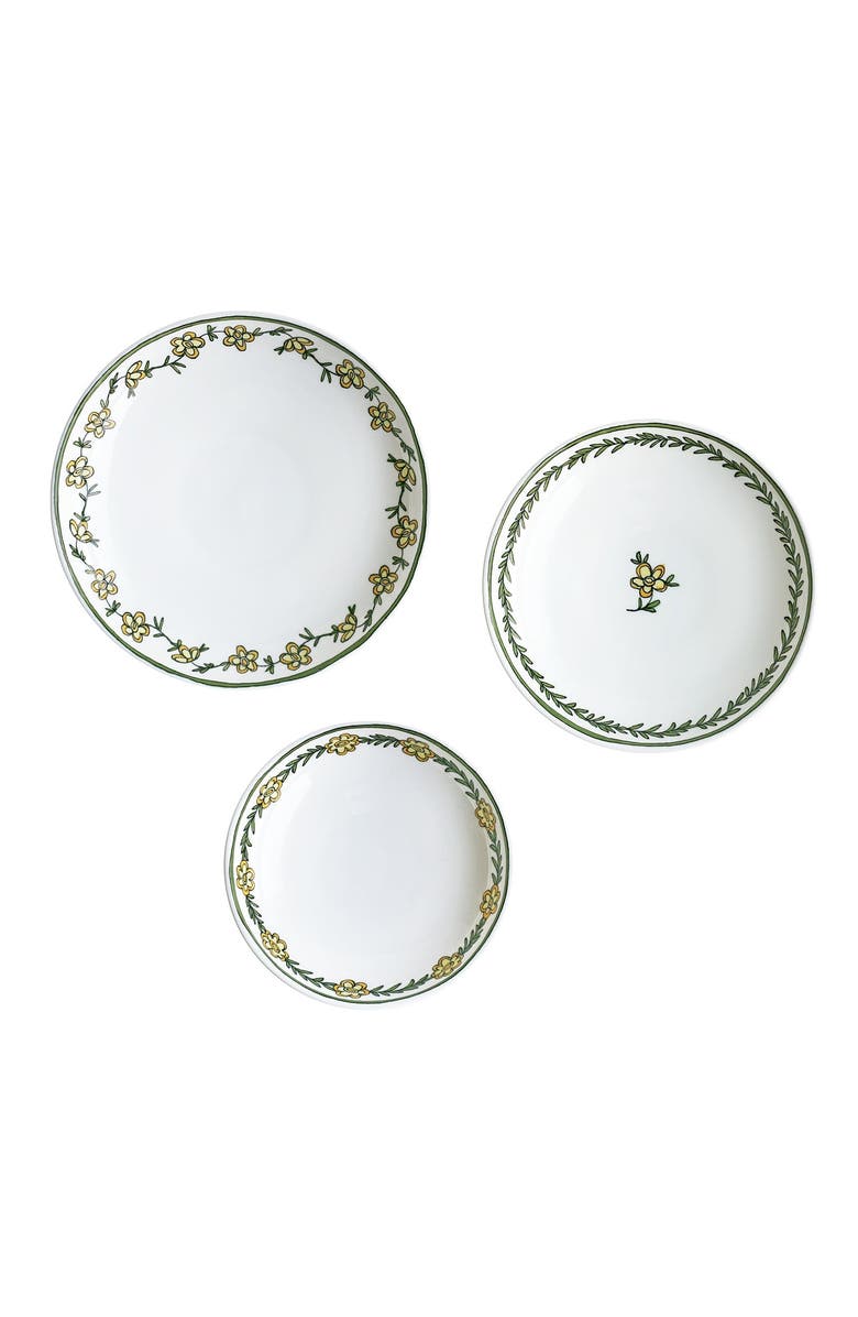 Twig New York Heritage Daisy Chain Assorted Set of 3 Canape Dishes, Main, color, Multi