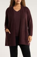 Eileen Fisher Open Front Wool Cardigan