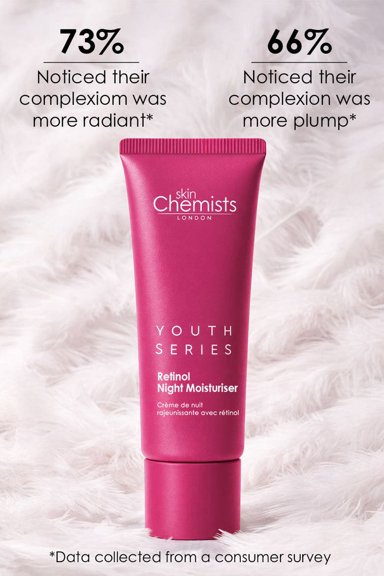 Retinol Bakuchiol Anti-Ageing Night Moisturiser 50ml for Fine Lines, Wrinkles, Firmness & Radiance, Alternate, color, White