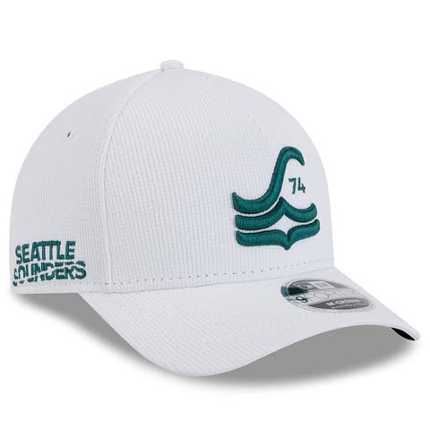 Men's New Era White Seattle Sounders FC 2025 Jersey Hook 9FORTY M-Crown Adjustable Hat