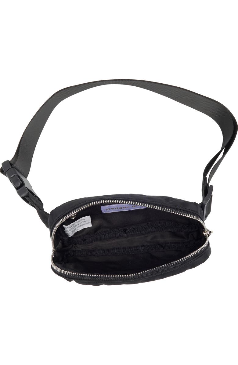 Madden Girl Quilted Belt Bag, Alternate, color,