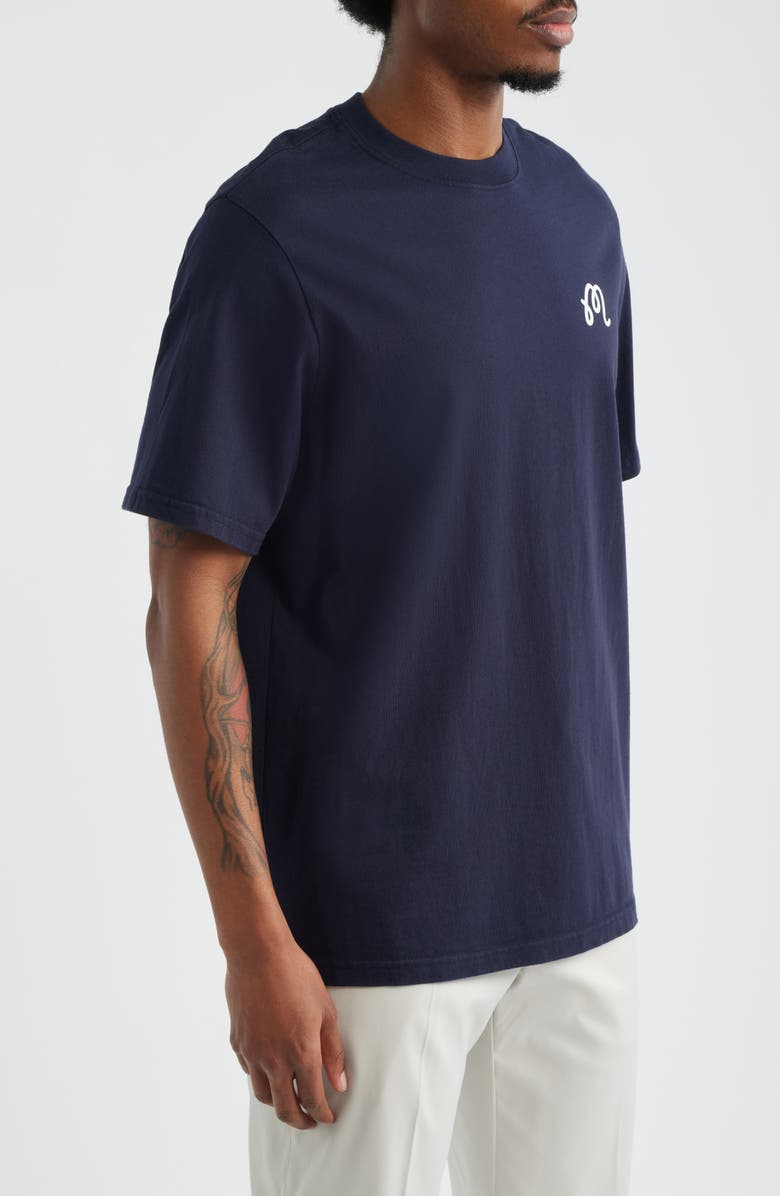 Malbon Golf Bermuda Origin Graphic T-Shirt, Alternate, color, Midnight