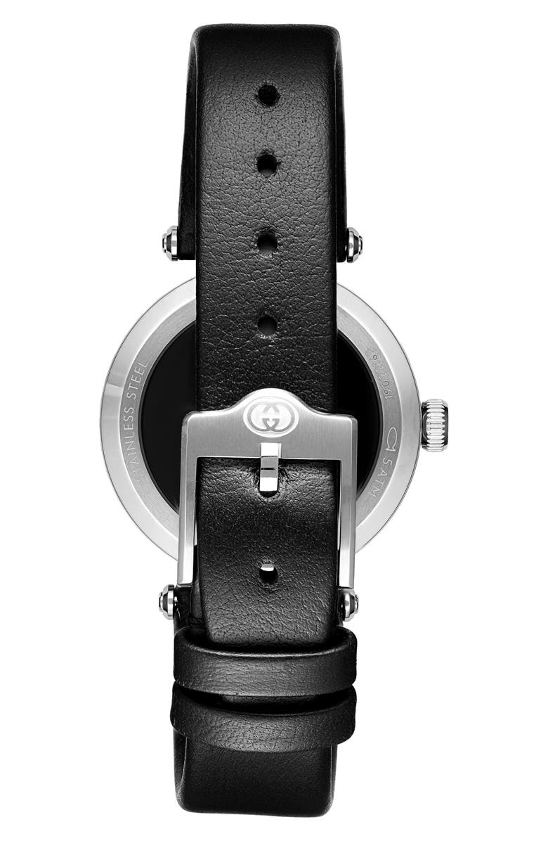Gucci Model 2000 Leather Strap Watch, 30.5mm, Alternate, color, 