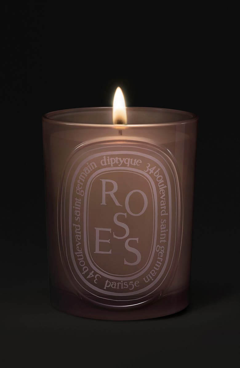 Diptyque Roses Medium Candle, Alternate, color, 