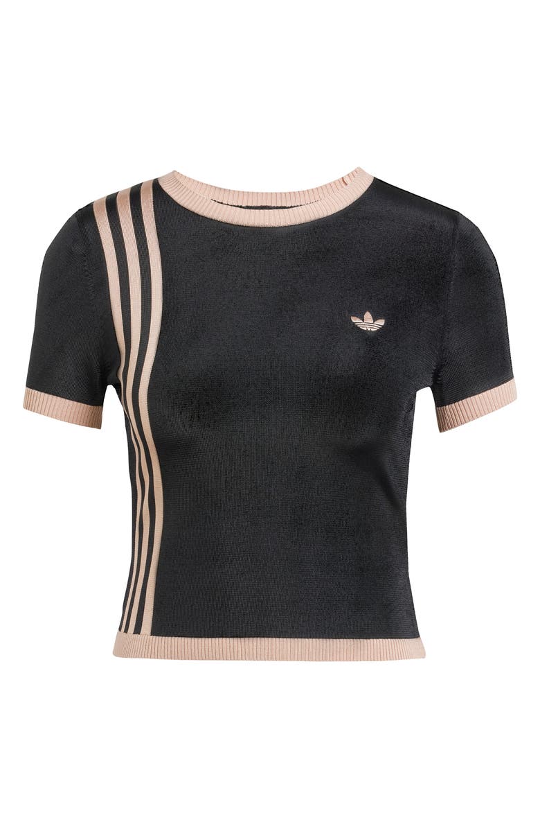 adidas Originals 3-Stripes Knit T-Shirt, Alternate, color, 
