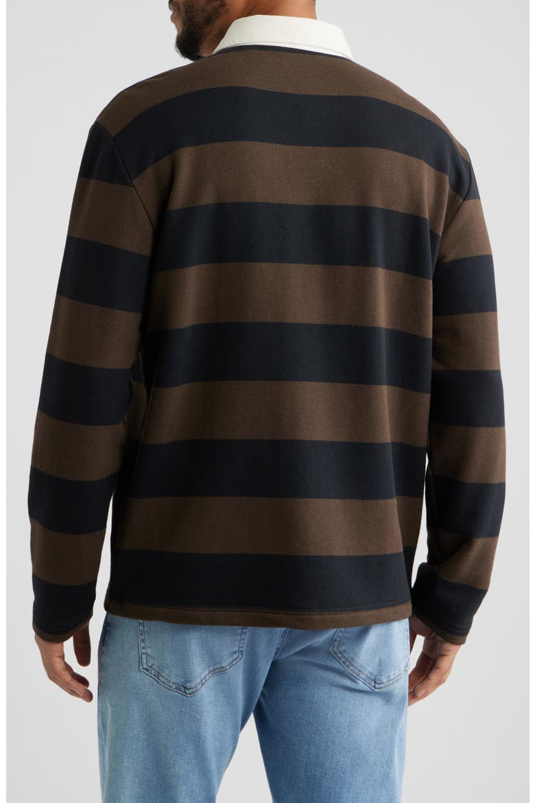 x Guinness Dark Cascade Rugby Shirt, Alternate, color, DEMITASSE