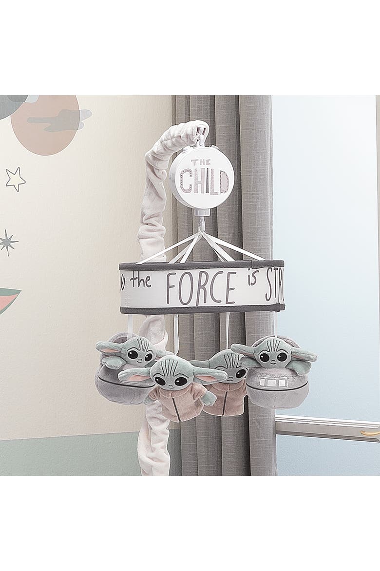 Star Wars The Child/Baby Yoda Musical Baby Crib Mobile Soother Toy, Alternate, color, Gray
