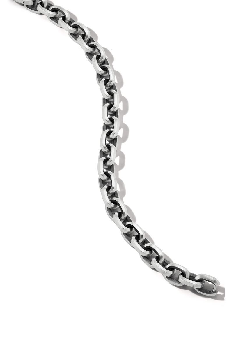 Deco Link Bracelet, 9.5mm, Alternate, color, STERLING SILVER