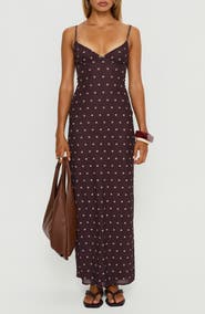 Princess Polly Dot Sleeveless Mesh Maxi Dress