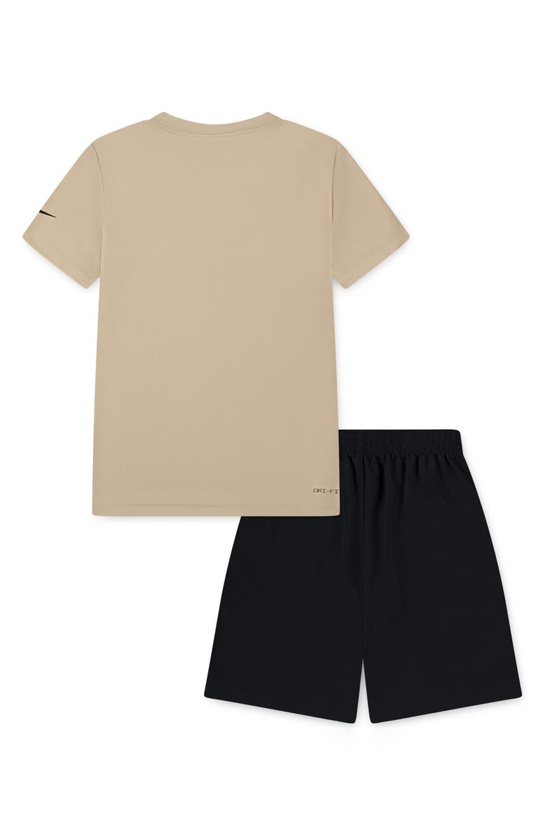 3 Brand Kids' Dri-FIT Speed Lock Up Graphic T-Shirt & Shorts Set, Alternate, color, 