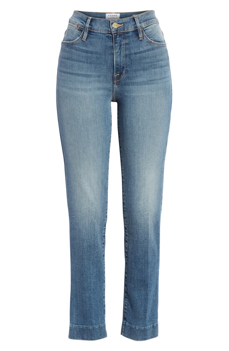 FRAME Le High Wide Hem Ankle Straight Leg Jeans, Alternate, color, Nomad