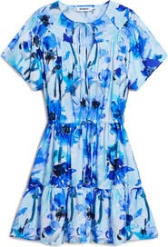 Desigual Print Short Sleeve Minidress