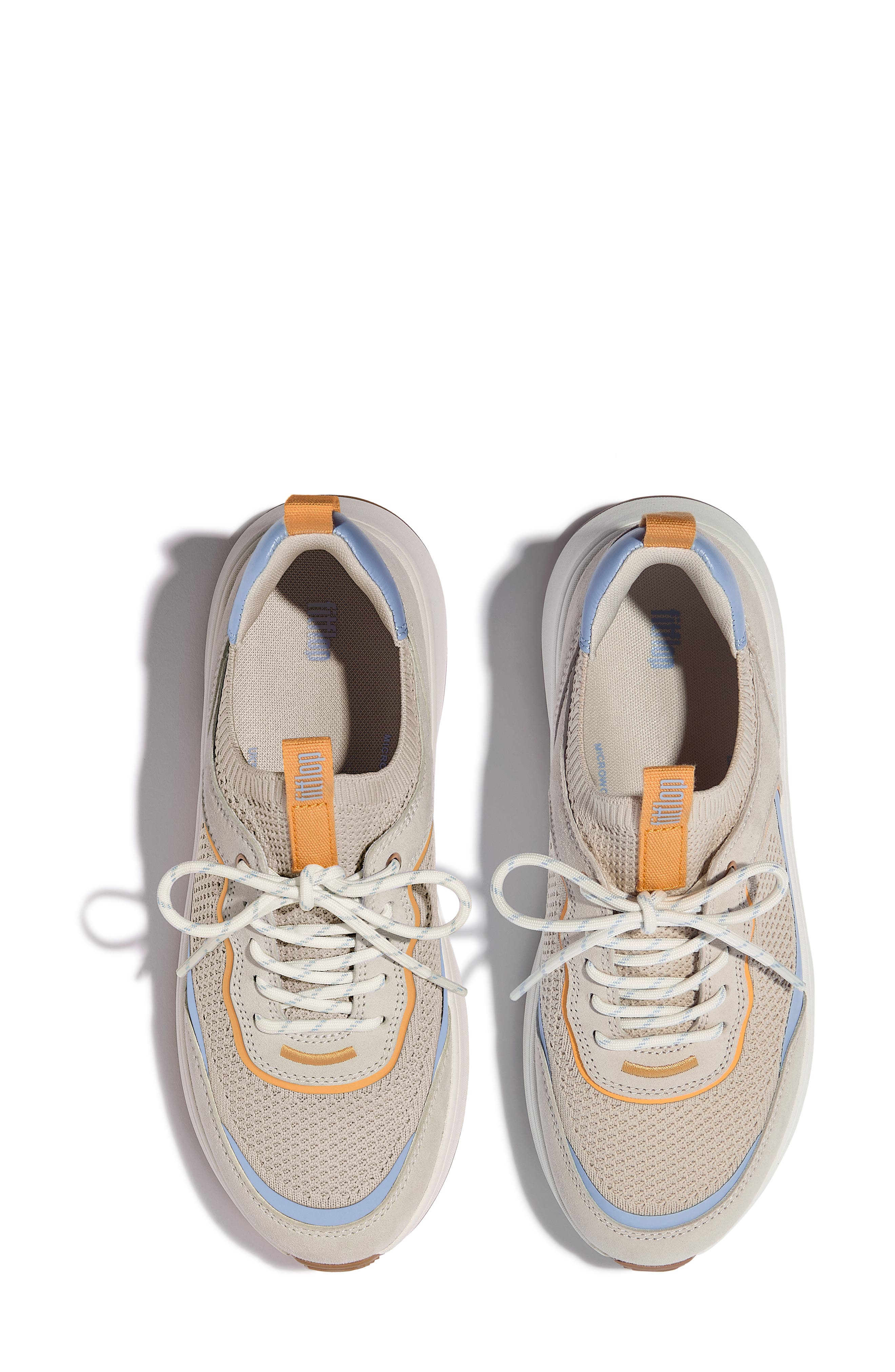F-Mode Sneaker, Alternate, color, PARIS BEIGE/ SKYWASH BLUE