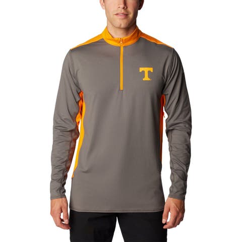 Men's Columbia Gray Tennessee Volunteers Tech Trail™ Omni-Shade Quarter-Zip Top