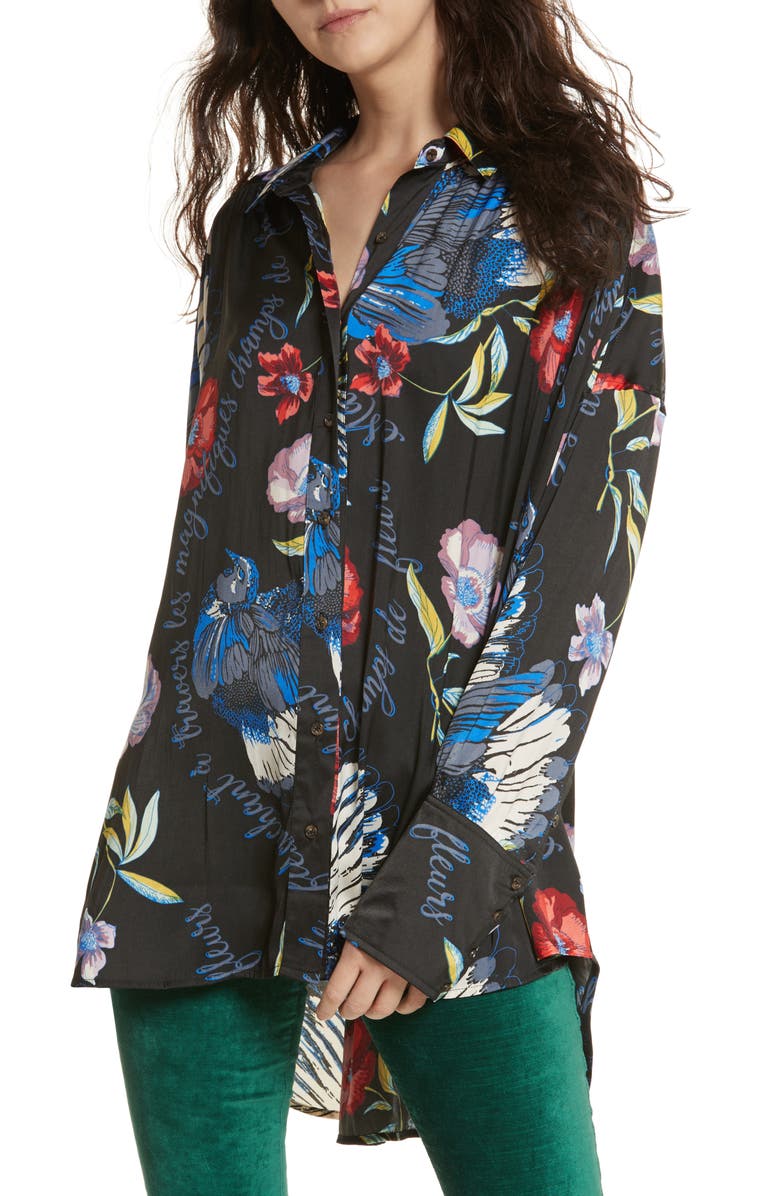 Free People Silky Nights Blouse, Main, color,