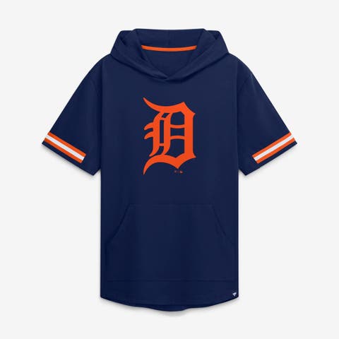 Men's Fanatics Navy Detroit Tigers Optimal Play Hooded T-Shirt